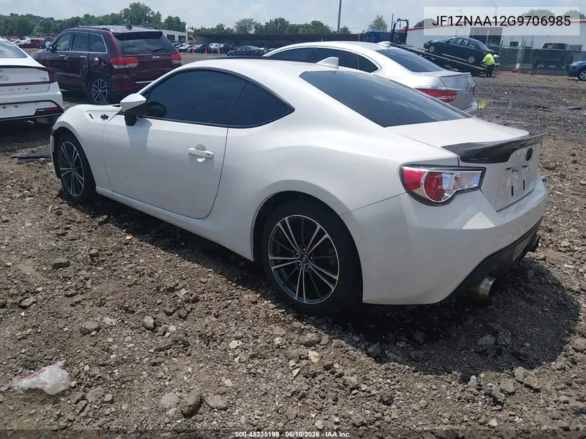 2016 Scion Fr-S VIN: JF1ZNAA12G9706985 Lot: 45335199