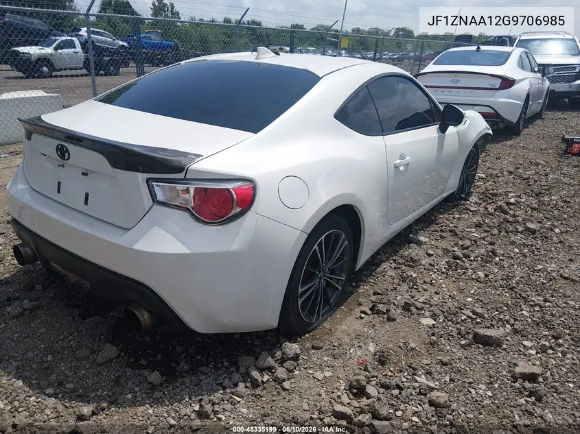 2016 Scion Fr-S VIN: JF1ZNAA12G9706985 Lot: 45335199