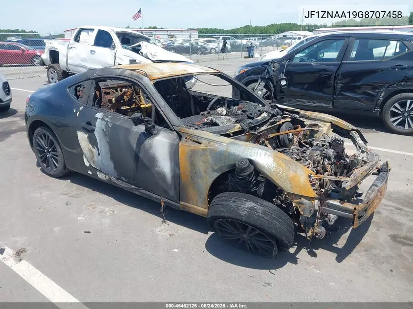 2016 Scion Fr-S VIN: JF1ZNAA19G8707458 Lot: 45462126
