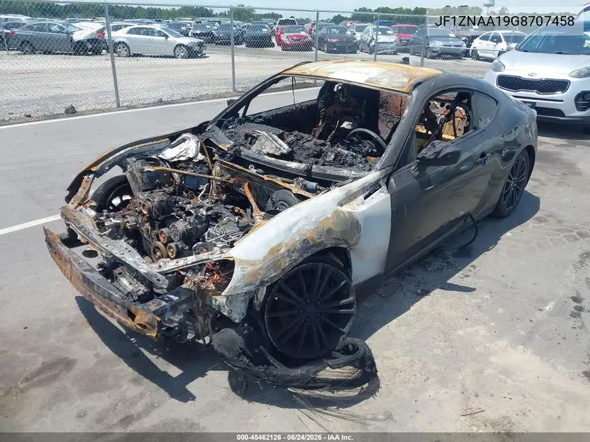 2016 Scion Fr-S VIN: JF1ZNAA19G8707458 Lot: 45462126