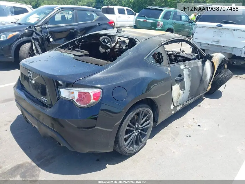 2016 Scion Fr-S VIN: JF1ZNAA19G8707458 Lot: 45462126
