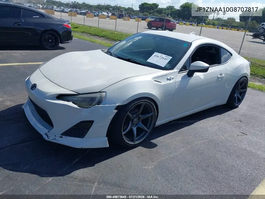 2016 Scion Fr-S VIN: JF1ZNAA10G8707817 Lot: 45672645