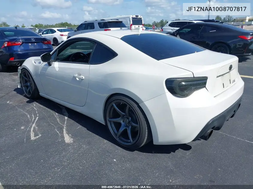 2016 Scion Fr-S VIN: JF1ZNAA10G8707817 Lot: 45672645