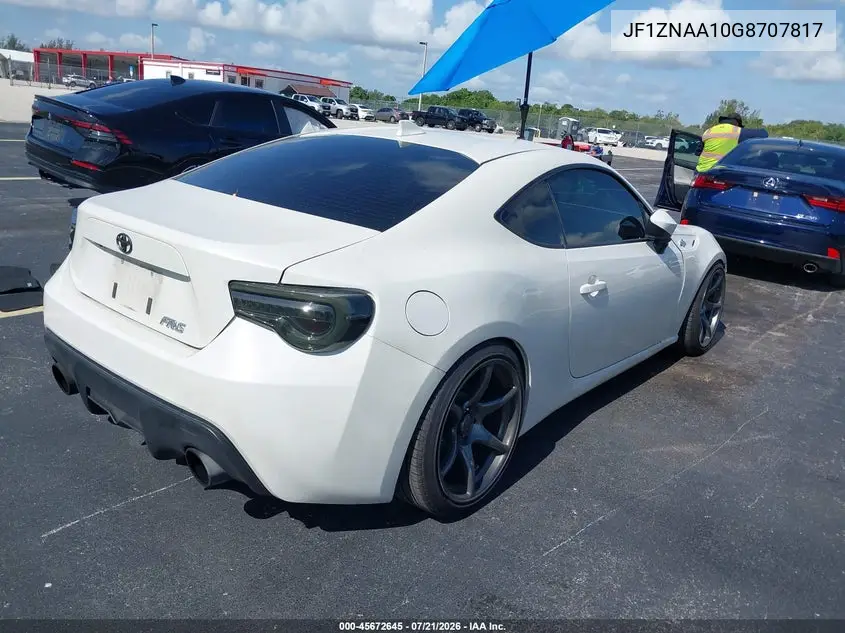 2016 Scion Fr-S VIN: JF1ZNAA10G8707817 Lot: 45672645