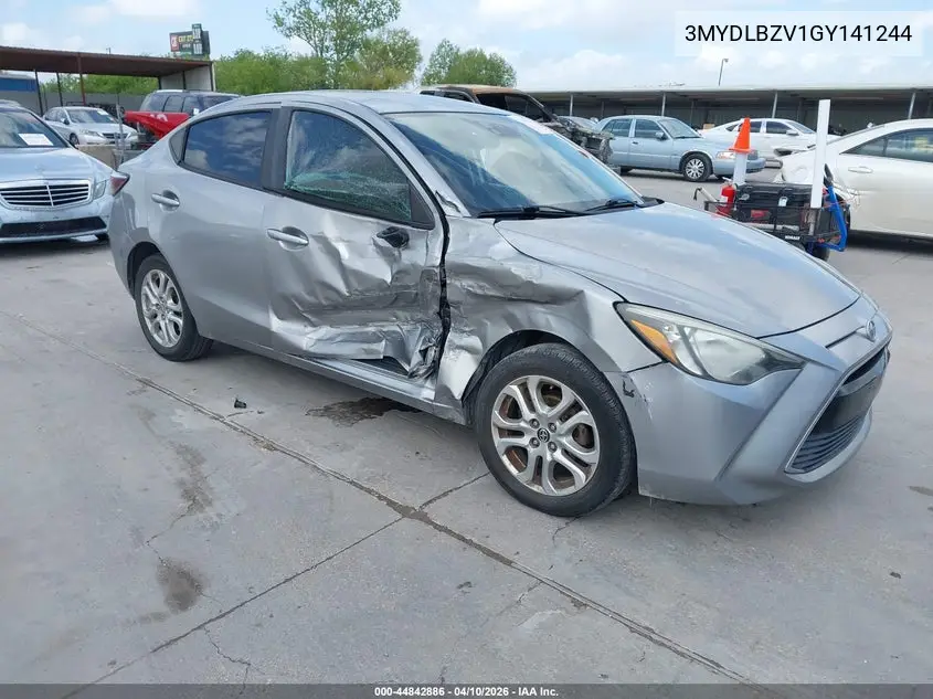 2016 Scion Ia VIN: 3MYDLBZV1GY141244 Lot: 44842886