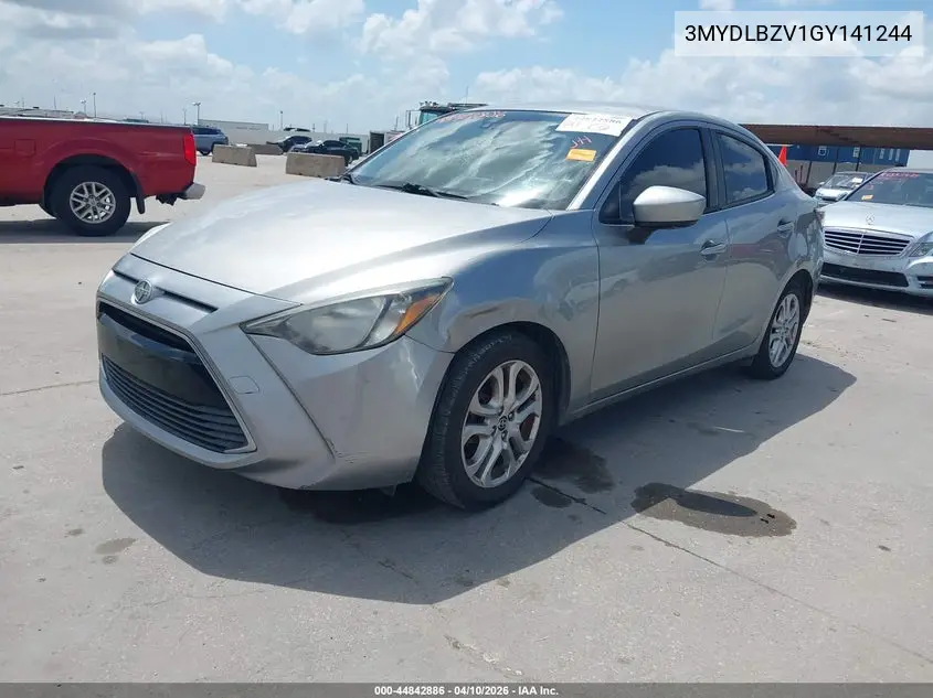 2016 Scion Ia VIN: 3MYDLBZV1GY141244 Lot: 44842886