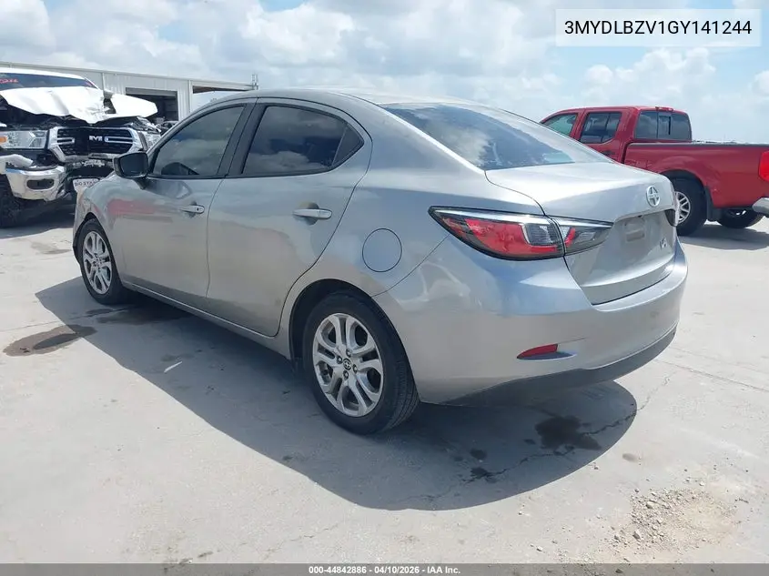 2016 Scion Ia VIN: 3MYDLBZV1GY141244 Lot: 44842886