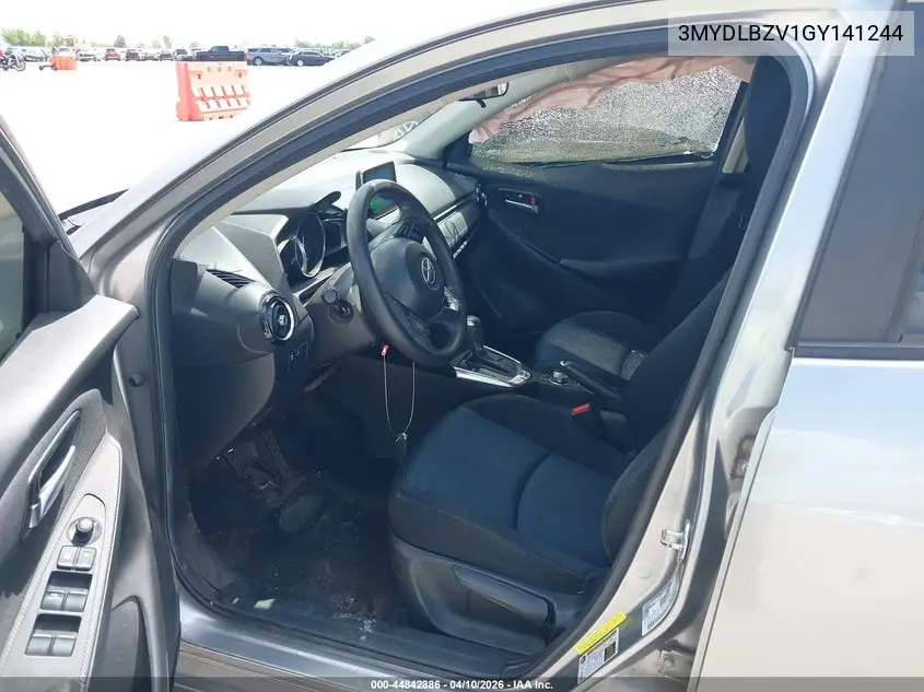2016 Scion Ia VIN: 3MYDLBZV1GY141244 Lot: 44842886