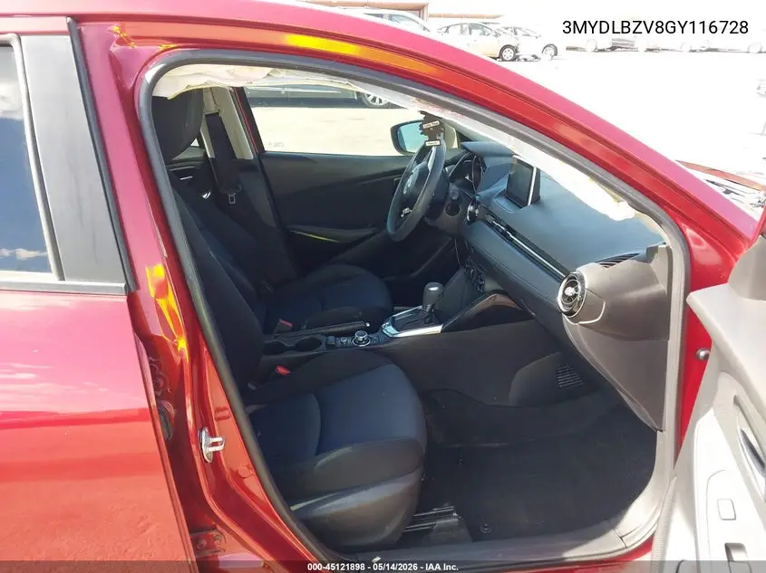 2016 Scion Ia VIN: 3MYDLBZV8GY116728 Lot: 45121898