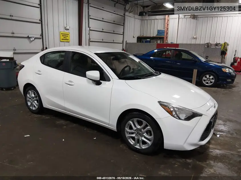 2016 Scion Ia VIN: 3MYDLBZV1GY125304 Lot: 45132876