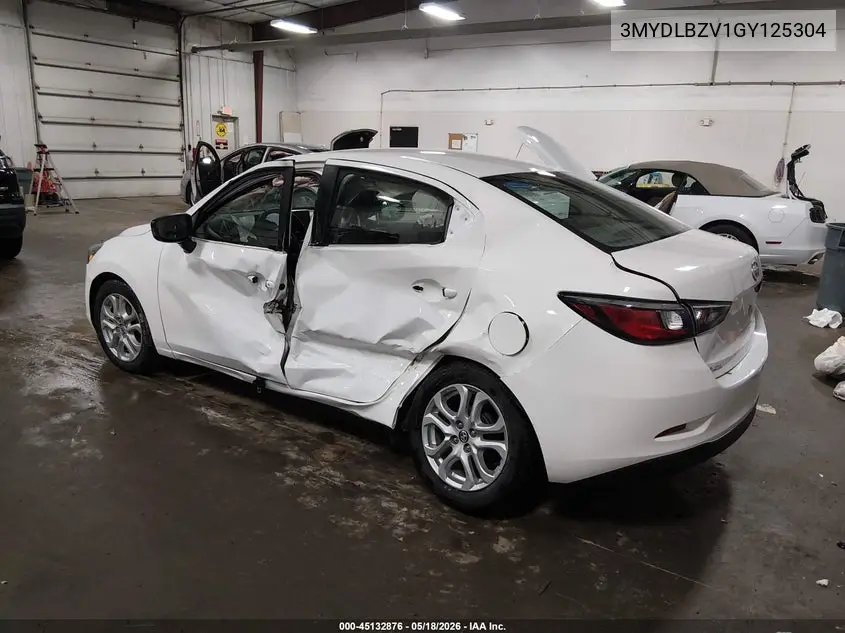 2016 Scion Ia VIN: 3MYDLBZV1GY125304 Lot: 45132876