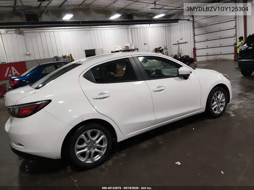 2016 Scion Ia VIN: 3MYDLBZV1GY125304 Lot: 45132876
