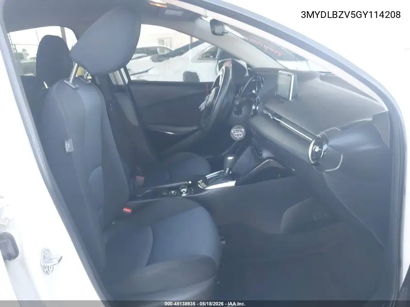 2016 Scion Ia VIN: 3MYDLBZV5GY114208 Lot: 45138935