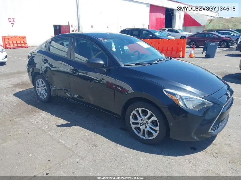 2016 Scion Ia VIN: 3MYDLBZV3GY134618 Lot: 45226934