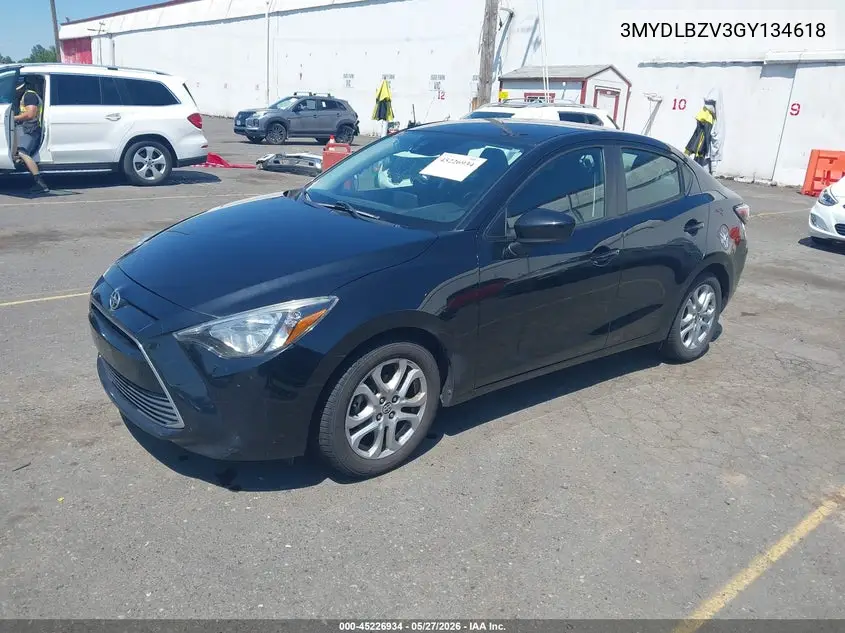 2016 Scion Ia VIN: 3MYDLBZV3GY134618 Lot: 45226934