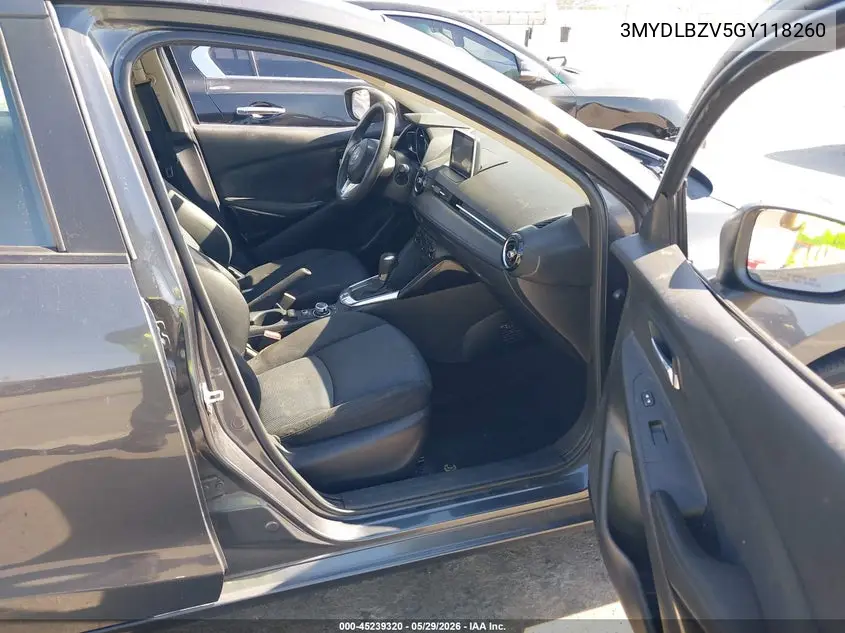 2016 Scion Ia VIN: 3MYDLBZV5GY118260 Lot: 45239320