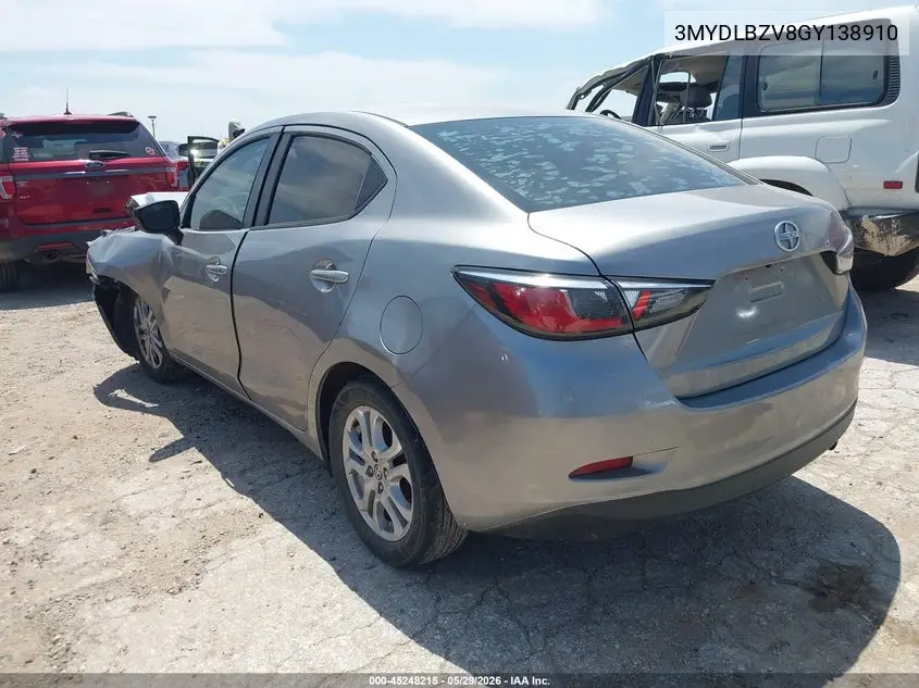 2016 Scion Ia VIN: 3MYDLBZV8GY138910 Lot: 45248215