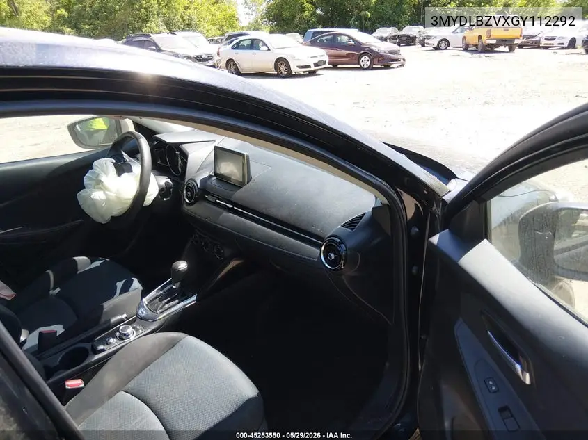 2016 Scion Ia VIN: 3MYDLBZVXGY112292 Lot: 45253550