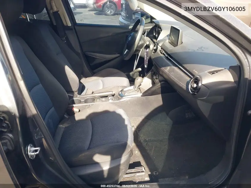 2016 Scion Ia VIN: 3MYDLBZV6GY106005 Lot: 45253704