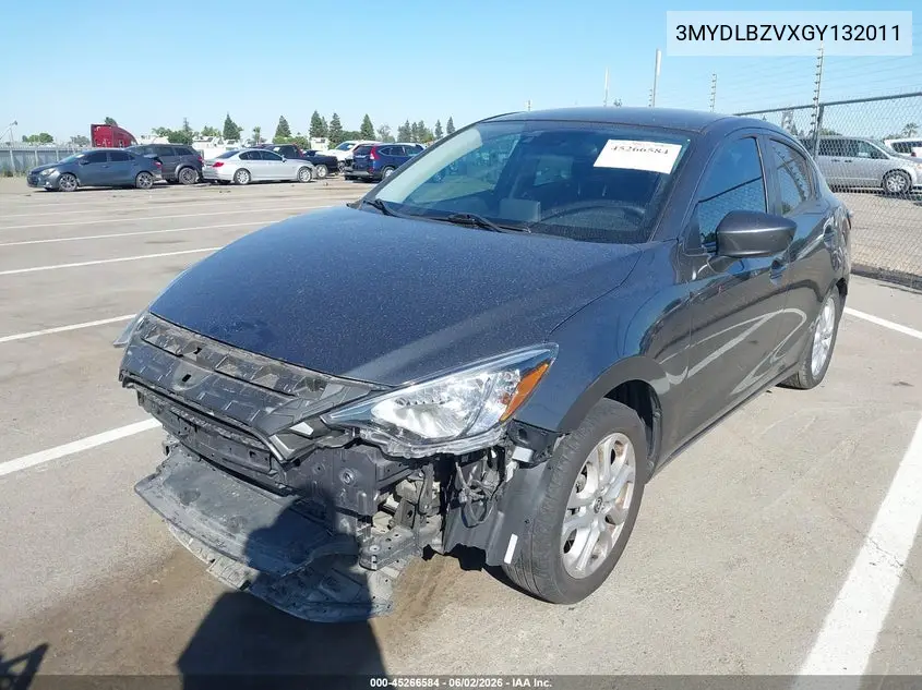 2016 Scion Ia VIN: 3MYDLBZVXGY132011 Lot: 45266584