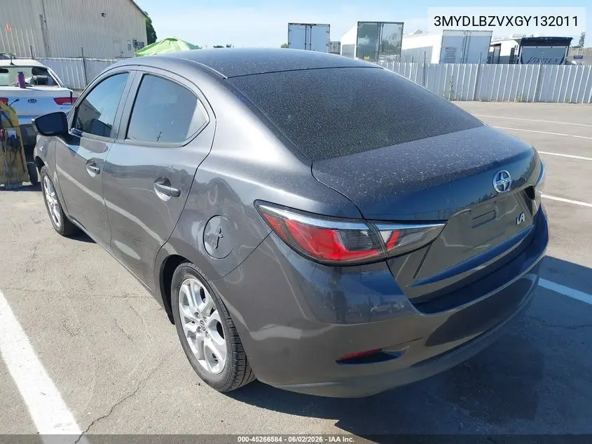 2016 Scion Ia VIN: 3MYDLBZVXGY132011 Lot: 45266584