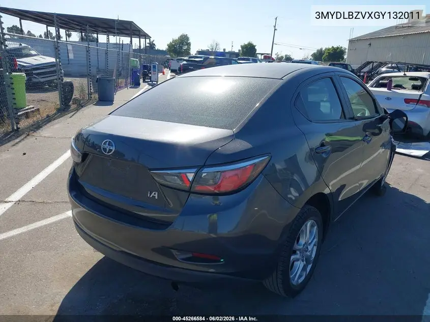 2016 Scion Ia VIN: 3MYDLBZVXGY132011 Lot: 45266584