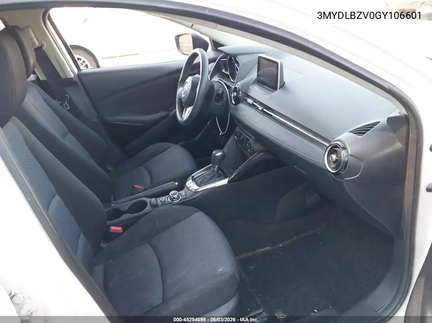 2016 Scion Ia VIN: 3MYDLBZV0GY106601 Lot: 45294696