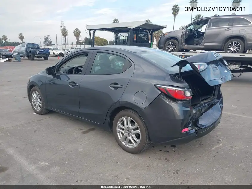2016 Scion Ia VIN: 3MYDLBZV1GY106011 Lot: 45369434