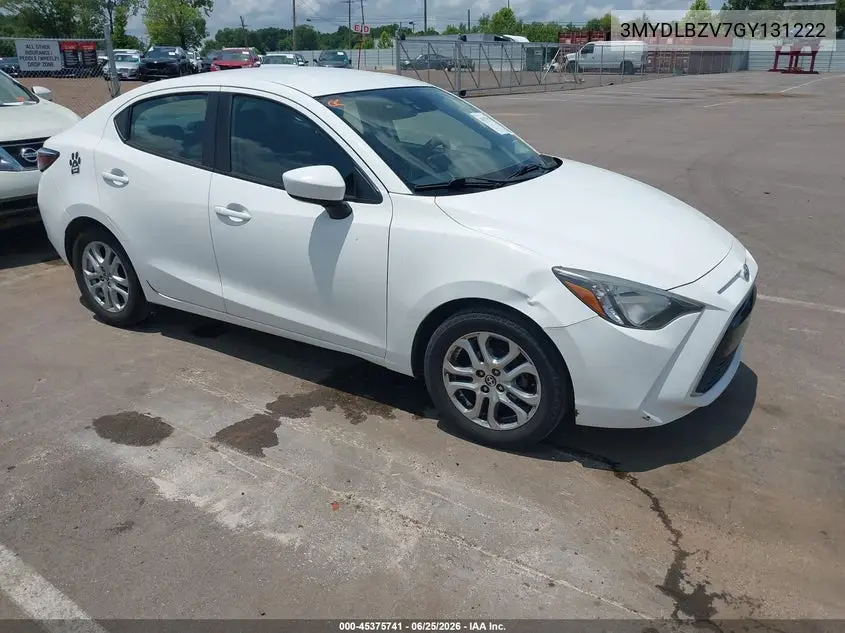 2016 Scion Ia VIN: 3MYDLBZV7GY131222 Lot: 45375741