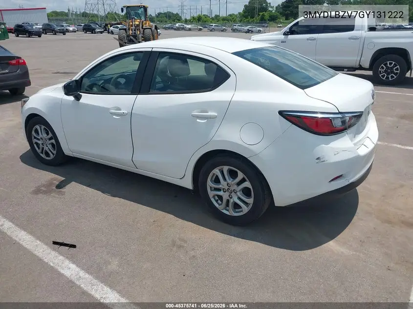 2016 Scion Ia VIN: 3MYDLBZV7GY131222 Lot: 45375741