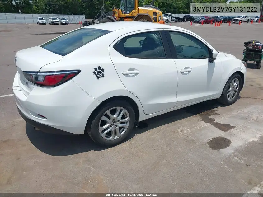 2016 Scion Ia VIN: 3MYDLBZV7GY131222 Lot: 45375741