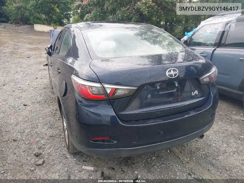 2016 Scion Ia VIN: 3MYDLBZV9GY146417 Lot: 45386824