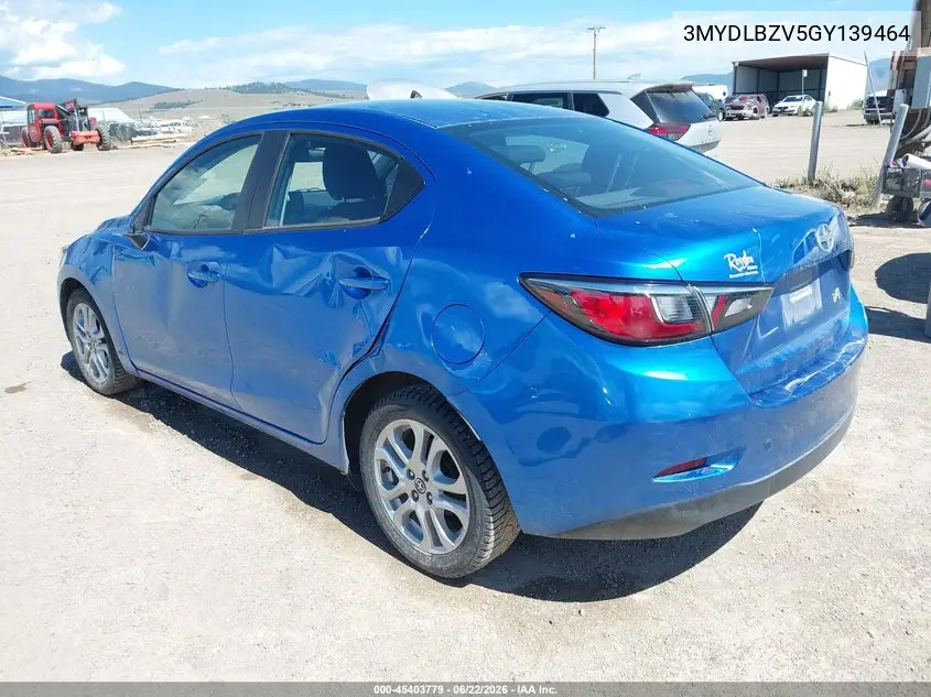 2016 Scion Ia VIN: 3MYDLBZV5GY139464 Lot: 45403779