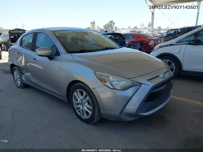 2016 Scion Ia VIN: 3MYDLBZV9GY143601 Lot: 45454873