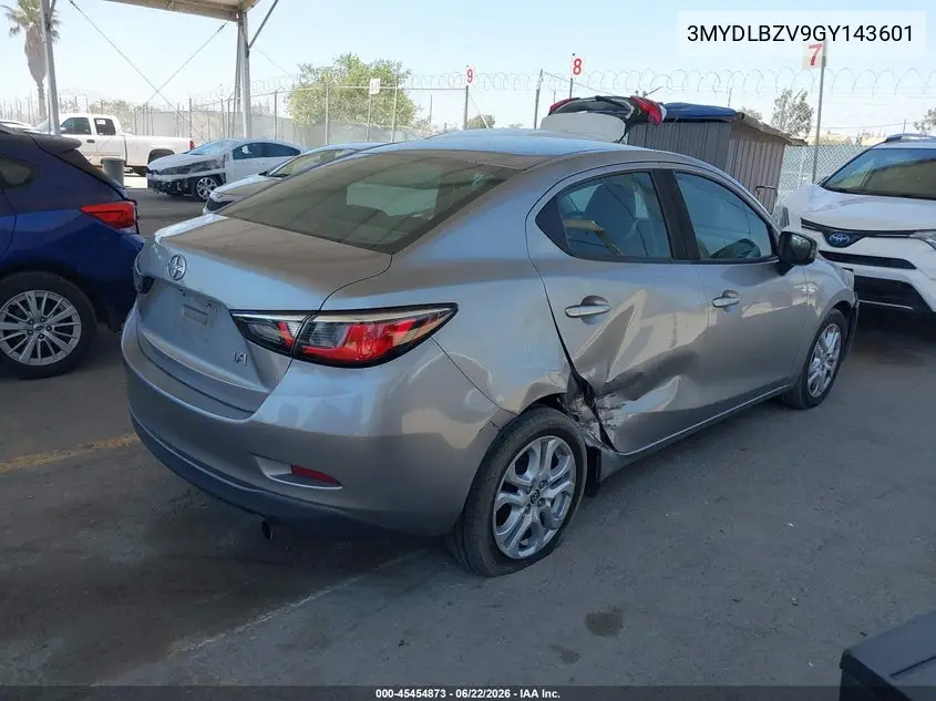 2016 Scion Ia VIN: 3MYDLBZV9GY143601 Lot: 45454873