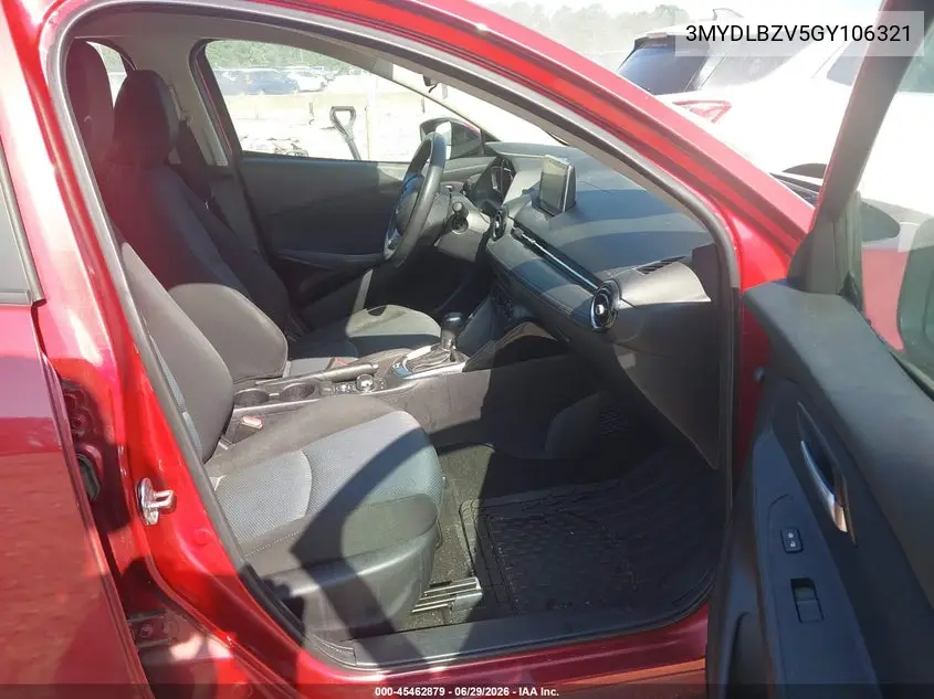2016 Scion Ia VIN: 3MYDLBZV5GY106321 Lot: 45462879