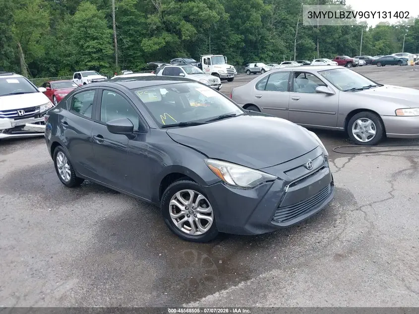 2016 Scion Ia VIN: 3MYDLBZV9GY131402 Lot: 45568505