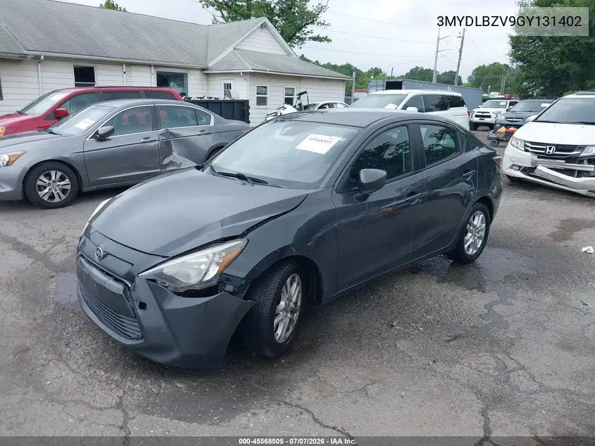 2016 Scion Ia VIN: 3MYDLBZV9GY131402 Lot: 45568505