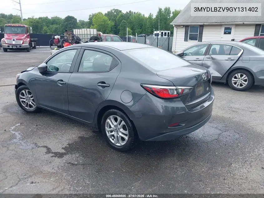 2016 Scion Ia VIN: 3MYDLBZV9GY131402 Lot: 45568505