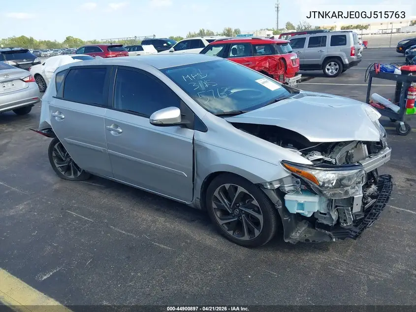 2016 Scion Im VIN: JTNKARJE0GJ515763 Lot: 44900897