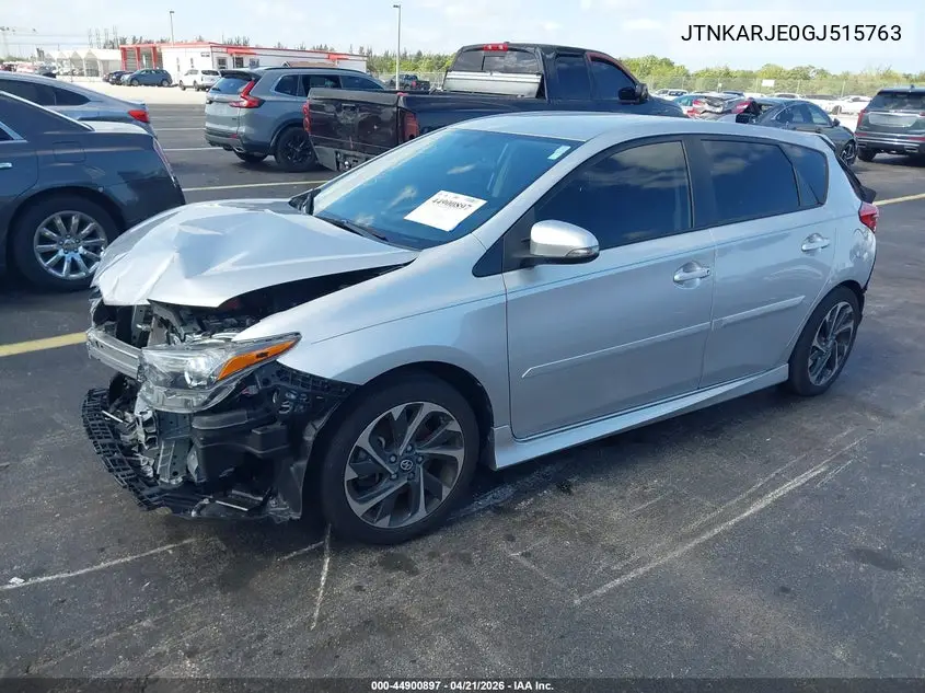 2016 Scion Im VIN: JTNKARJE0GJ515763 Lot: 44900897