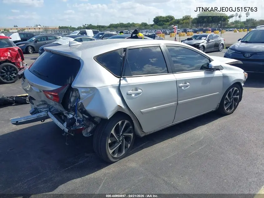 2016 Scion Im VIN: JTNKARJE0GJ515763 Lot: 44900897