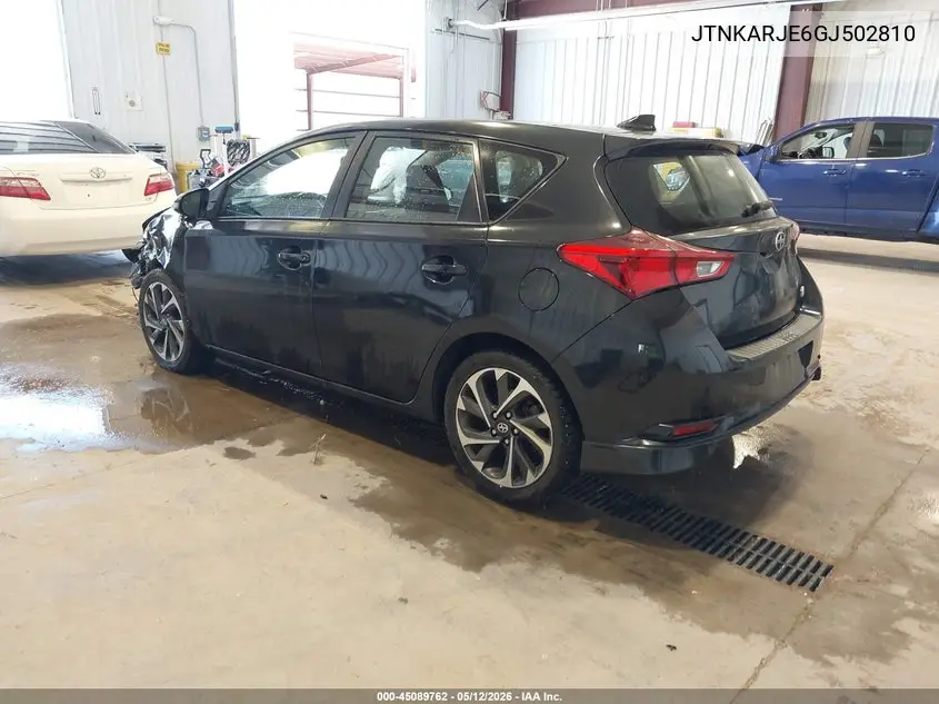 2016 Scion Im VIN: JTNKARJE6GJ502810 Lot: 45089762