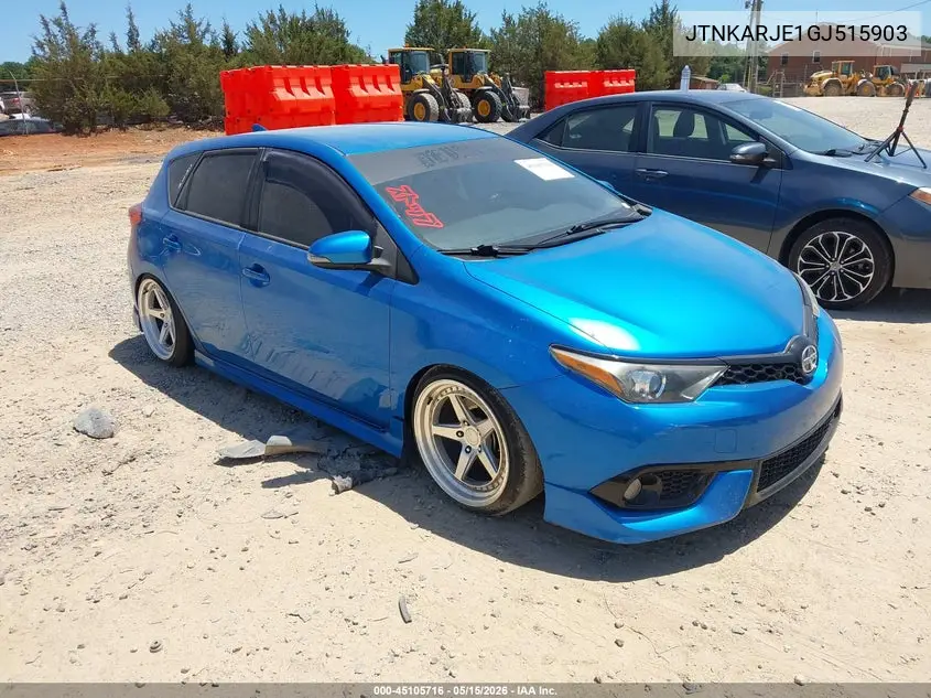 2016 Scion Im VIN: JTNKARJE1GJ515903 Lot: 45105716
