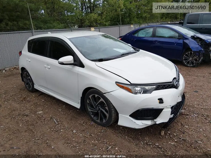 2016 Scion Im VIN: JTNKARJE6GJ501690 Lot: 45126367
