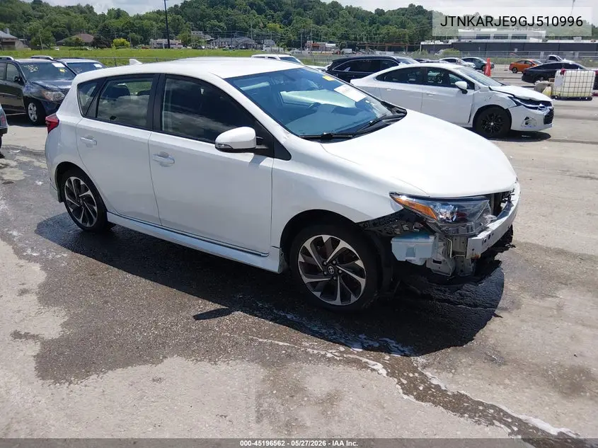 2016 Scion Im VIN: JTNKARJE9GJ510996 Lot: 45196562