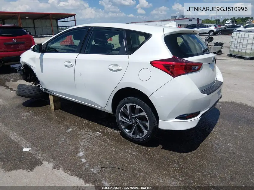 2016 Scion Im VIN: JTNKARJE9GJ510996 Lot: 45196562