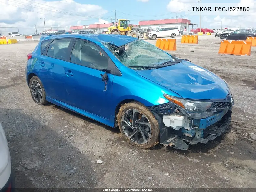 2016 Scion Im VIN: JTNKARJE6GJ522880 Lot: 45228631