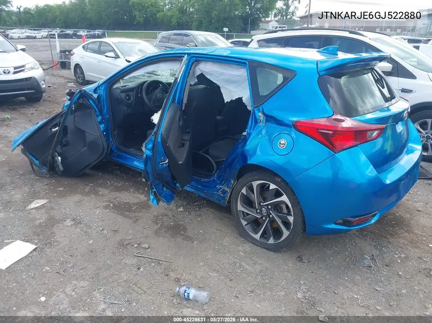 2016 Scion Im VIN: JTNKARJE6GJ522880 Lot: 45228631