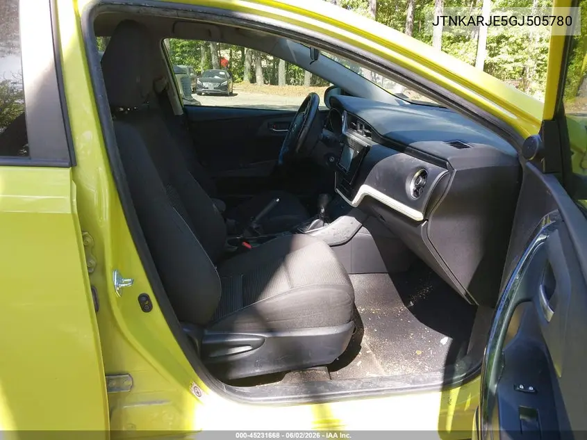2016 Scion Im VIN: JTNKARJE5GJ505780 Lot: 45231668
